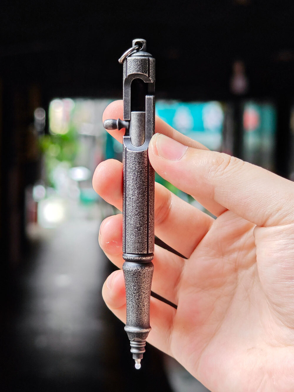 Titanium Alloy Ballpoint Pen Office Working Signature Pen Outdoor EDC Key chain