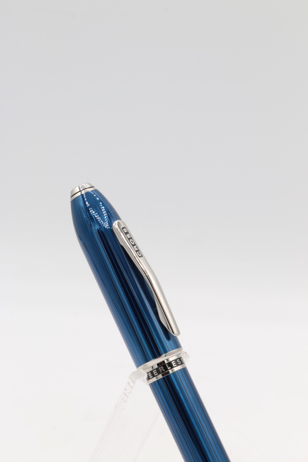 Cross Peerless 125 Quartz Blue Lacquer Platinum Ballpoint AT0702-14 NEW IN BOX