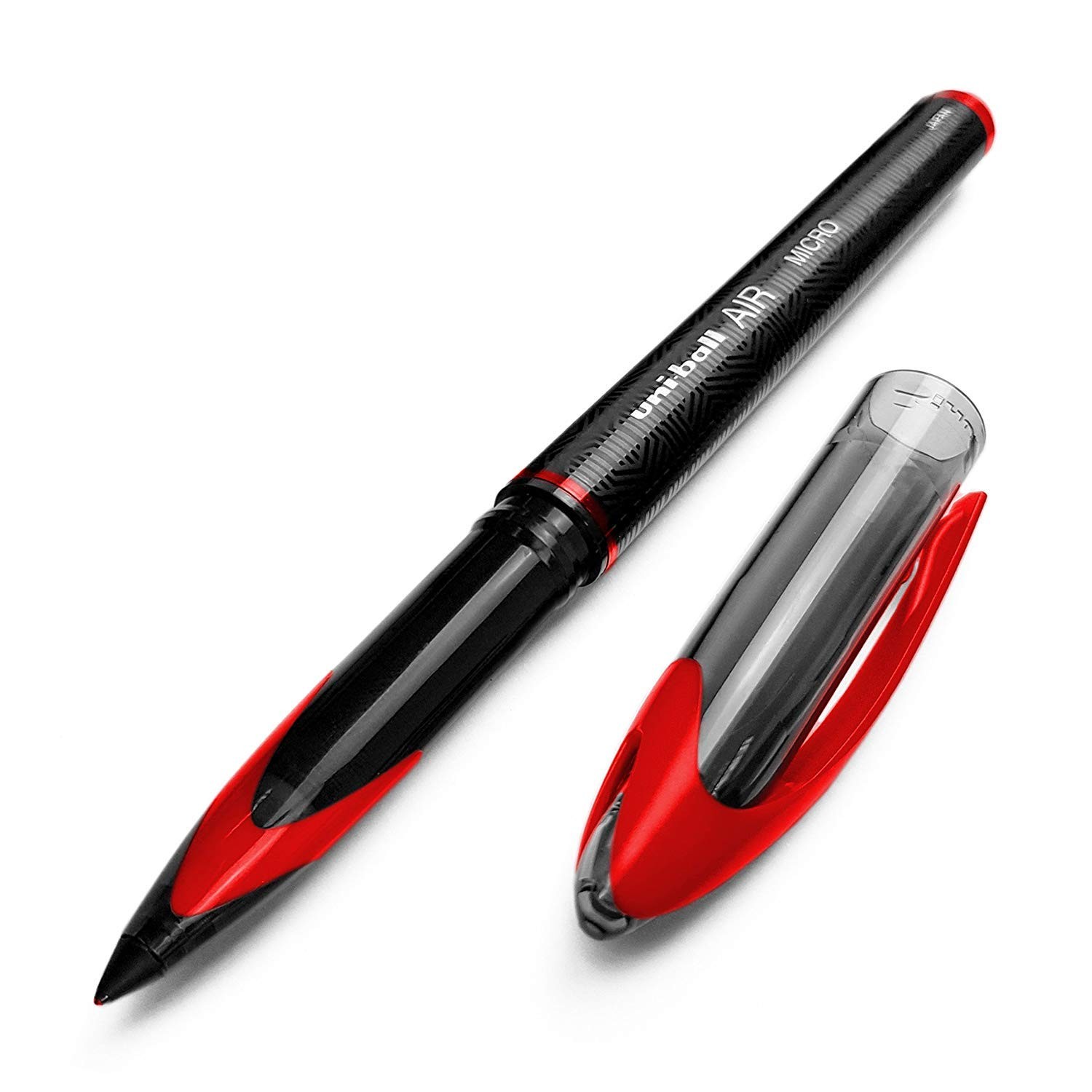 Fine Tip Rollerball Pens Set of 3 Black Blue Red 0.5mm Rollerball Pens