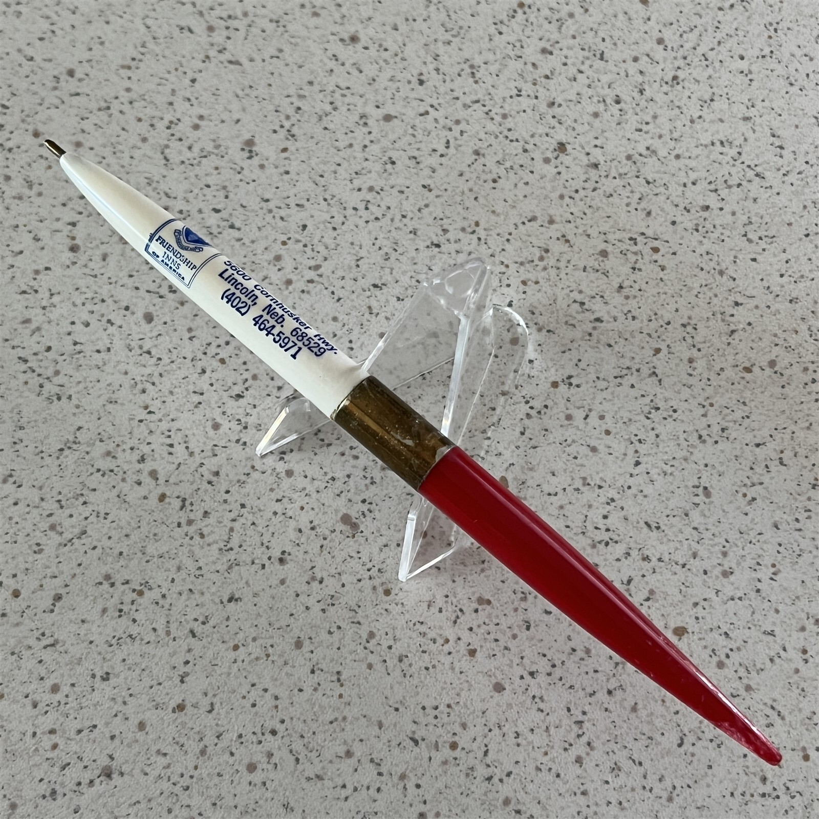 Colonial Inn Lincoln Nebraska Vintage Desk Ballpoint Pen #1-1