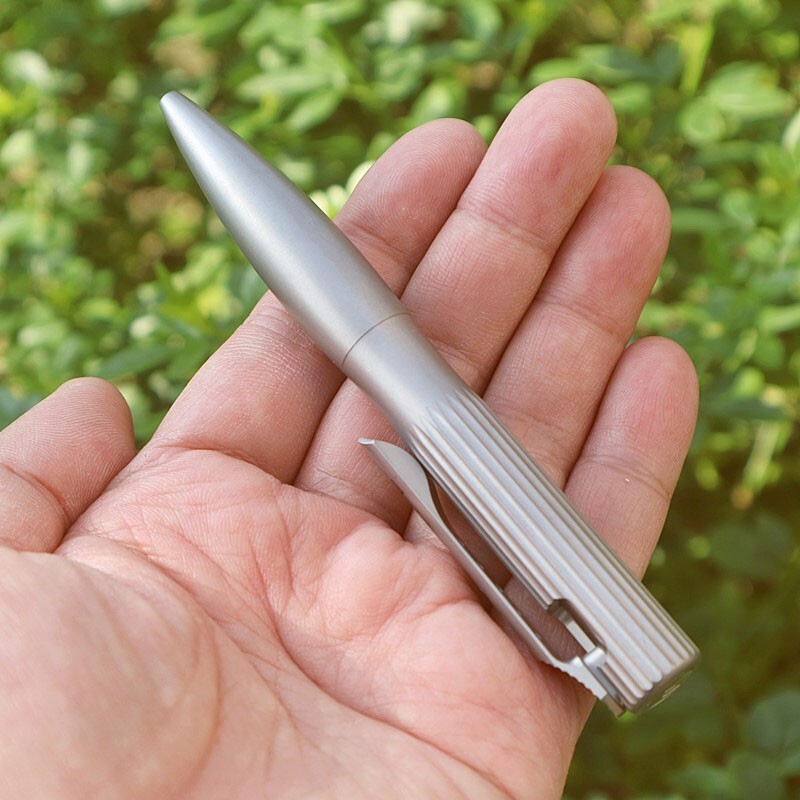 Titanium Alloy Ballpoint Pen Business Office Signature Pen EDC Pocket Multi Tool