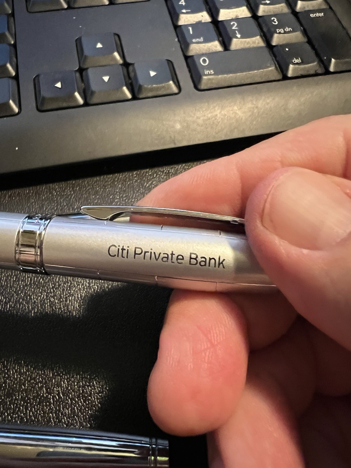 Citi Bank Private Banker Pen 3Pen Lot Ink Dry But Never Used About 11 Yes Old