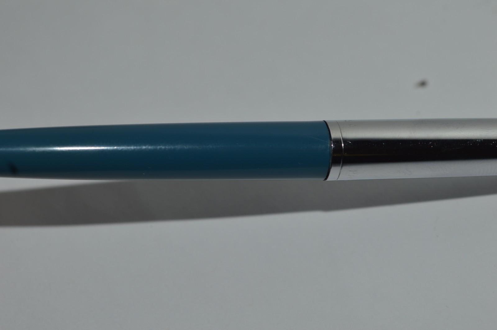PAPER MATE Profile #2 Reg Grip Ballpoint Pen Blue Barrel Made In USA 1990s