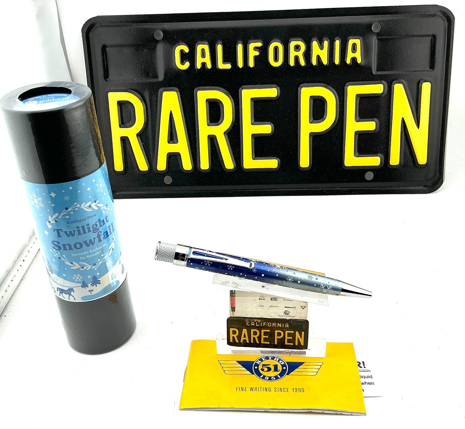Retro 51 Tornado Ballpoint pen TWILIGHT SNOWFALL LE 1225 NEW
