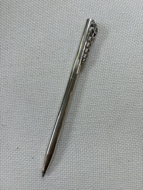 Tiffany & Co. vintage Caduceus medical sterling silver ballpoint pen