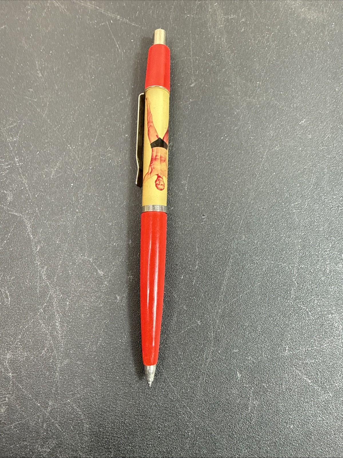 Vintage Penmark Novelty Nude Male Floating Pen Lenticular Pin Up Pen Non Working