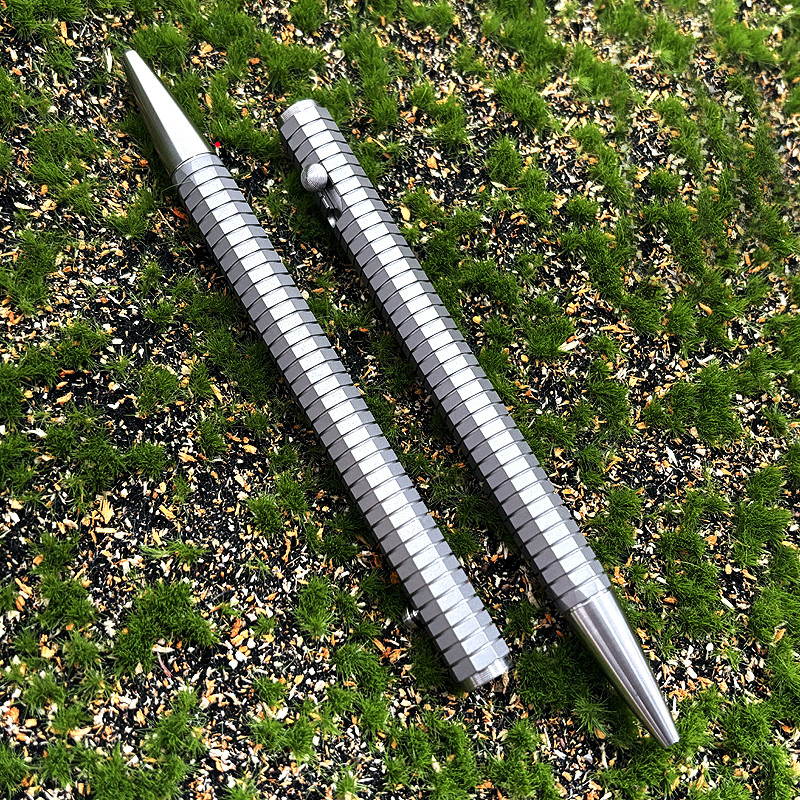 EDC Solid TC4 Titanium Alloy Bolt Ballpoint Pen Business Office Singnature Pen
