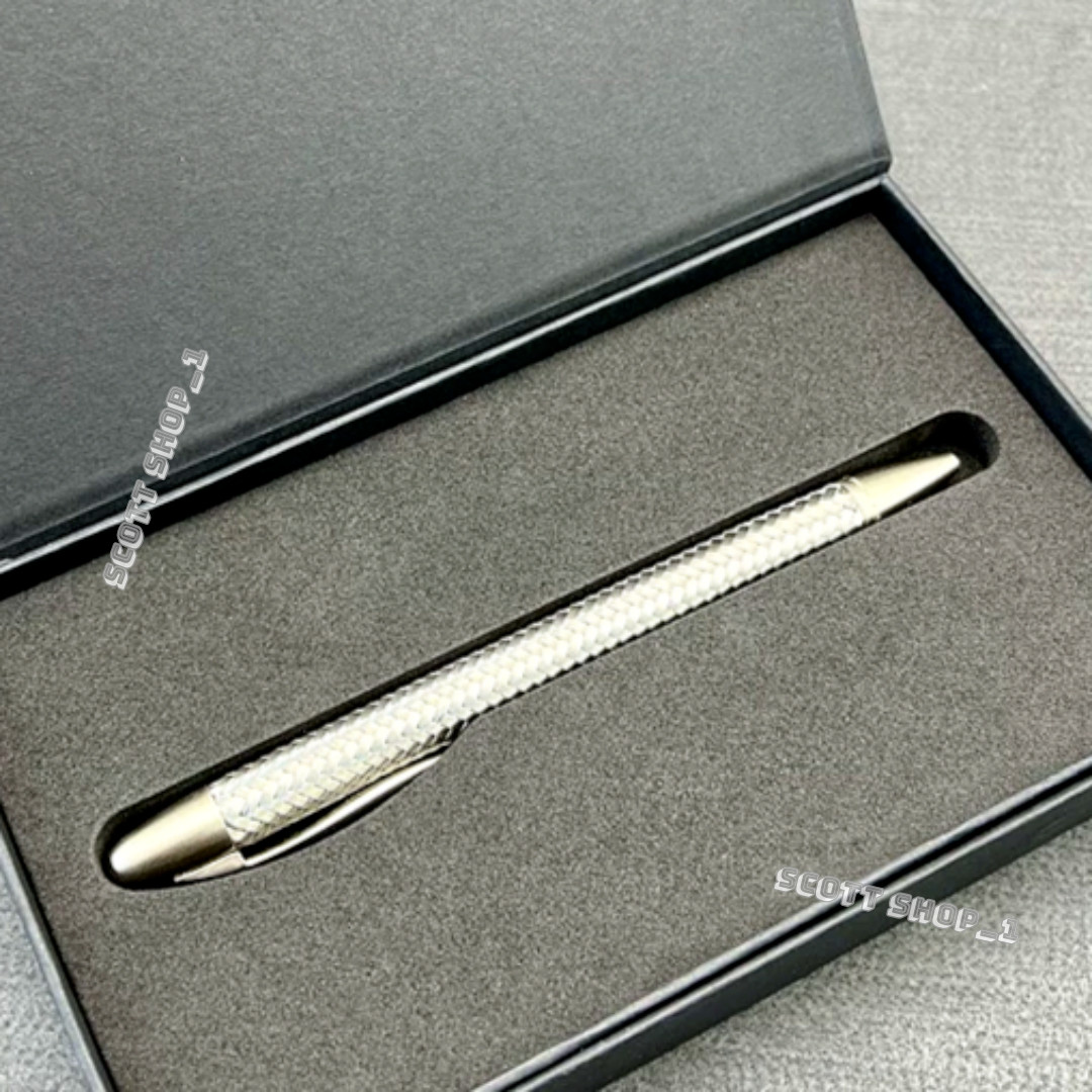 Porsche Design P3100 TecFlex Braided Weave Ballpoint Pen Luxury Collectible