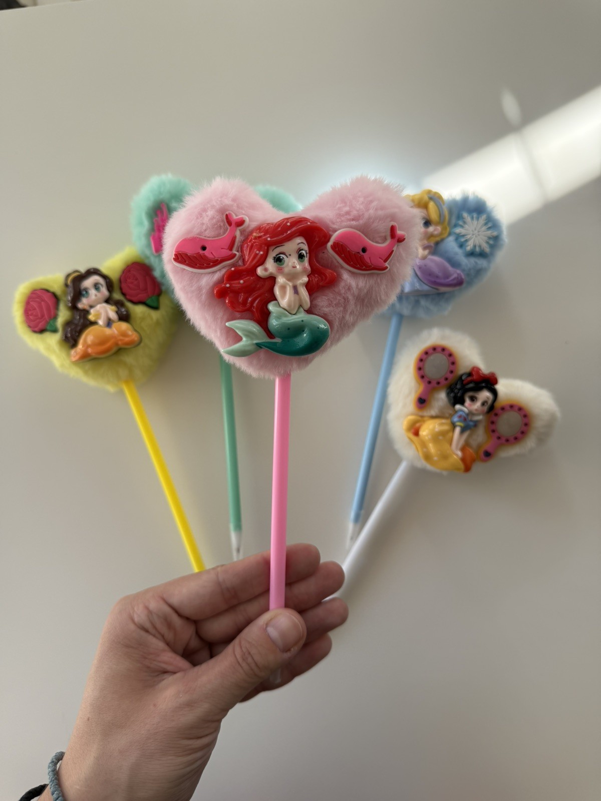Cute Princess Plush Pen – Soft Furry Ballpoint Pen Gift for Kids & Girls (1 pc)