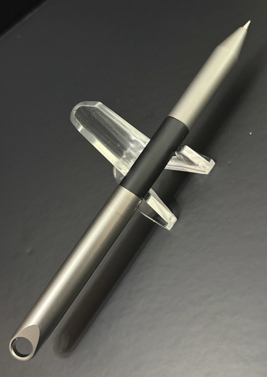 Aerocrafted Contrail Lanyard Titanium & Ultem Pen Discontinued New