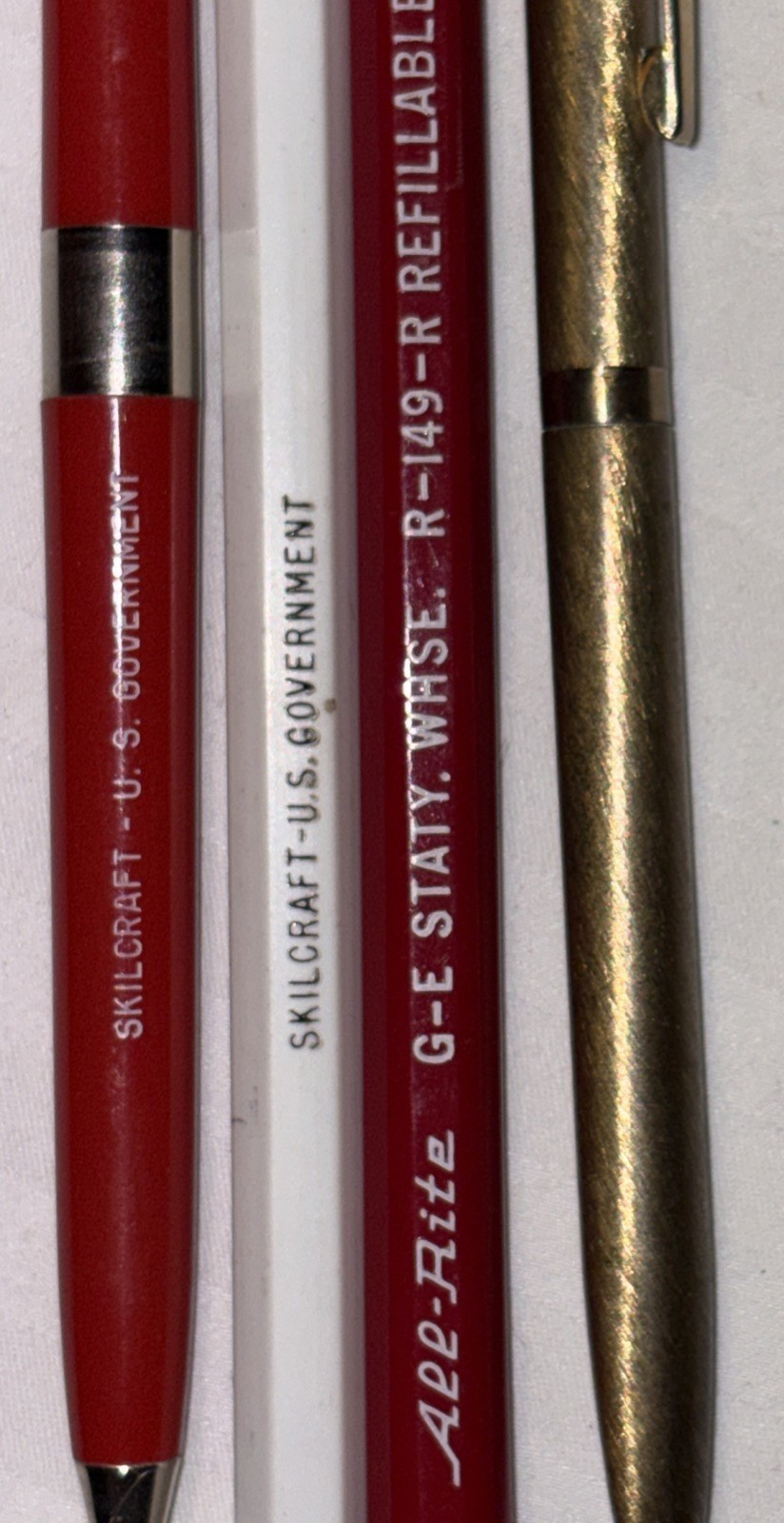 Vintage Ballpoint Pen Lot Parker, Scripto, Ballerina, USCO, All-Rite, Ambassador