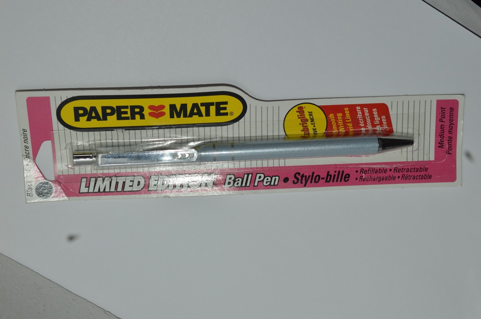 PAPER MATE Limited Edition Ball Pen Pearlescent Gray Made In Japan 1993 MIP