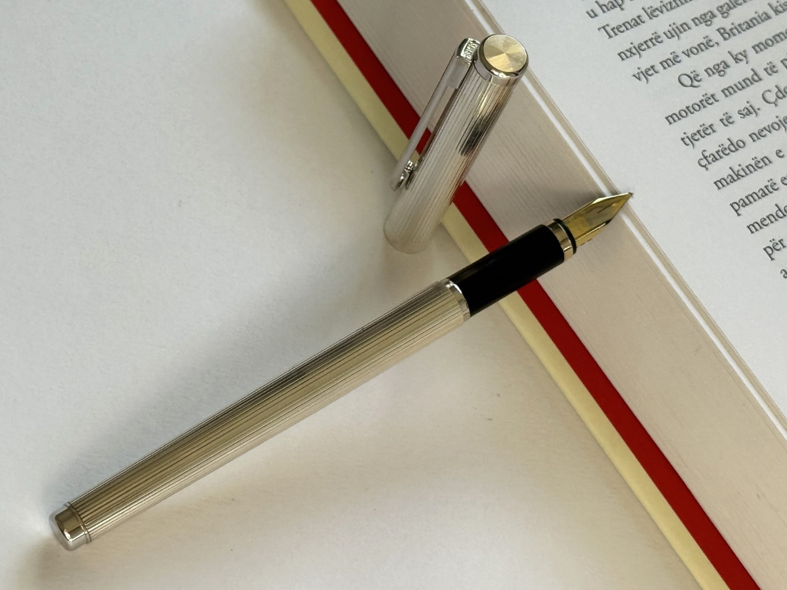 Sterling Silver 925 Fountain Pen Iridium Point Nib M