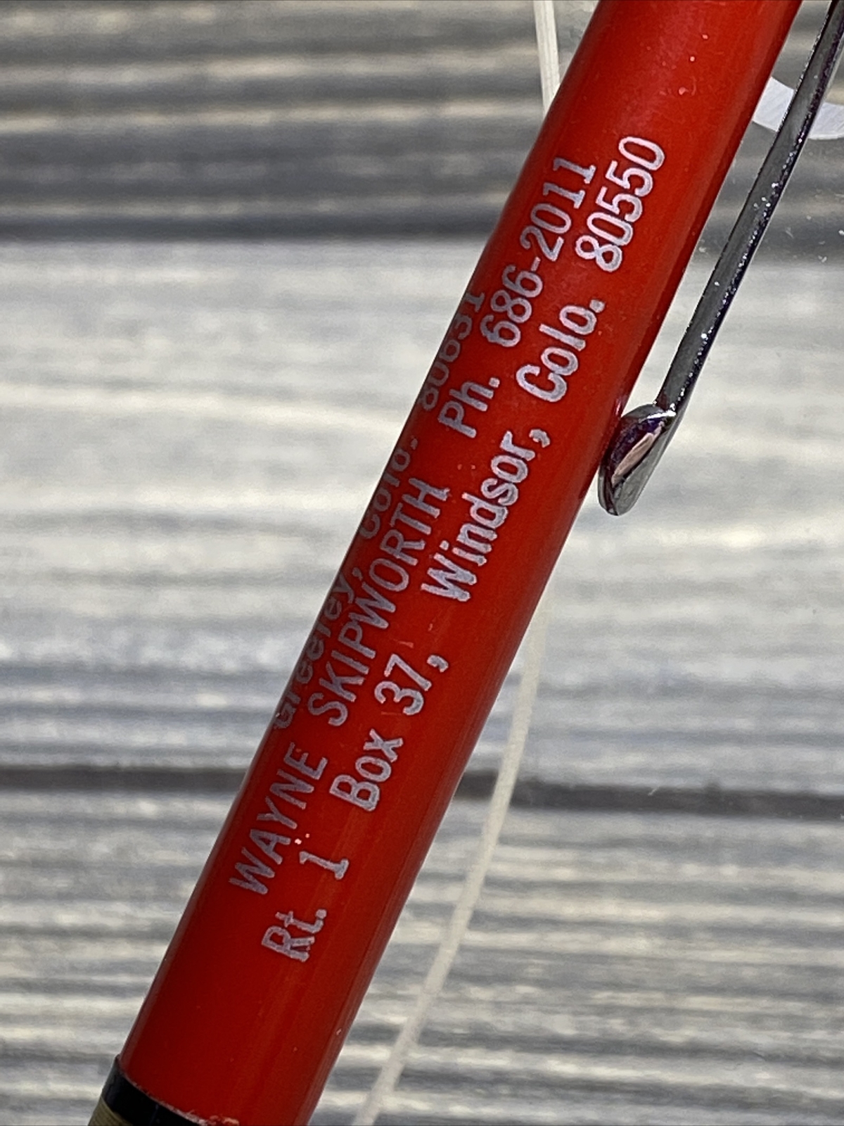 Vintage Pen Quality Farms Greeley Windsor Colorado Red￼