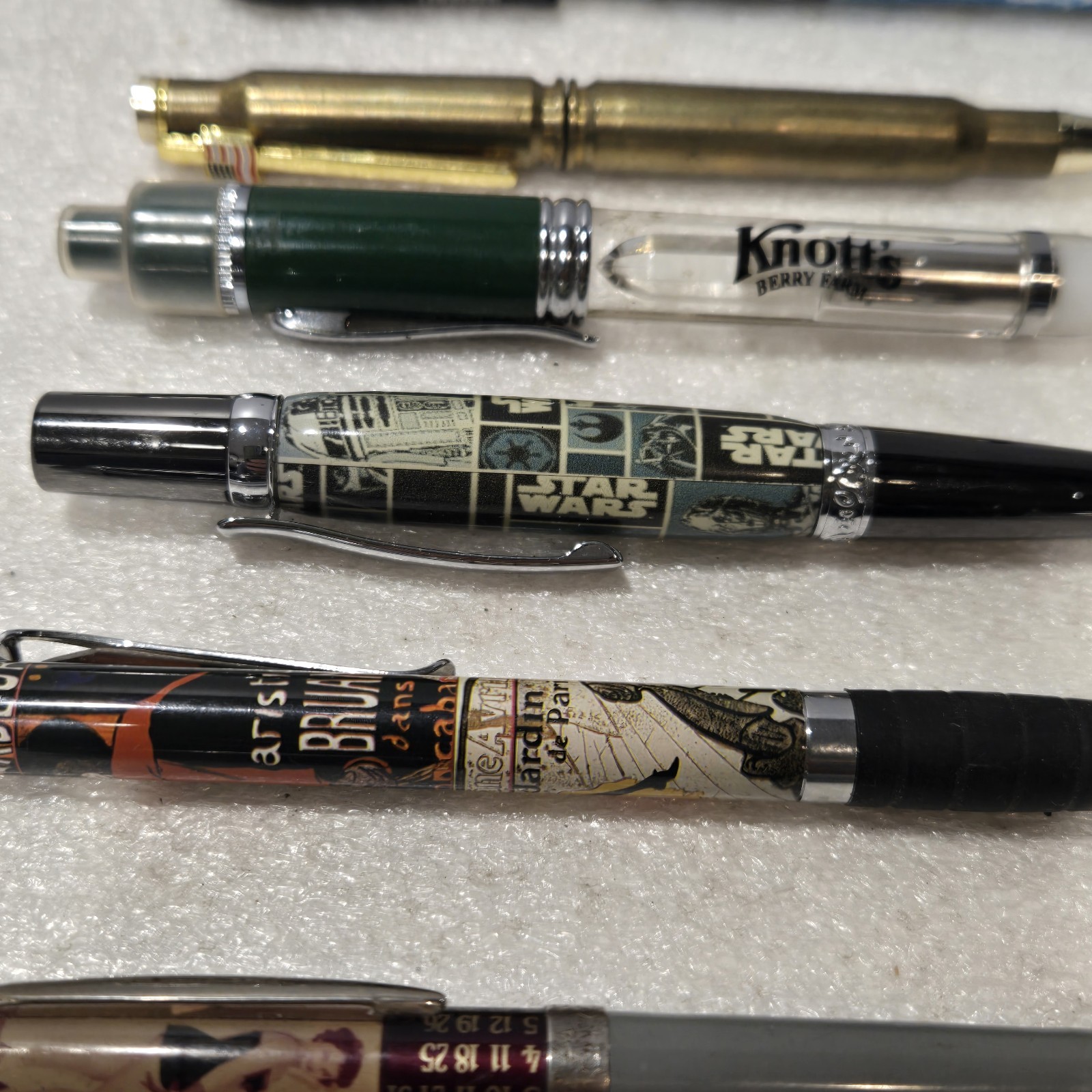 Collection of 20 Vintage Advertising and Novelty Pens Ballpoint Ink Pen Pencil