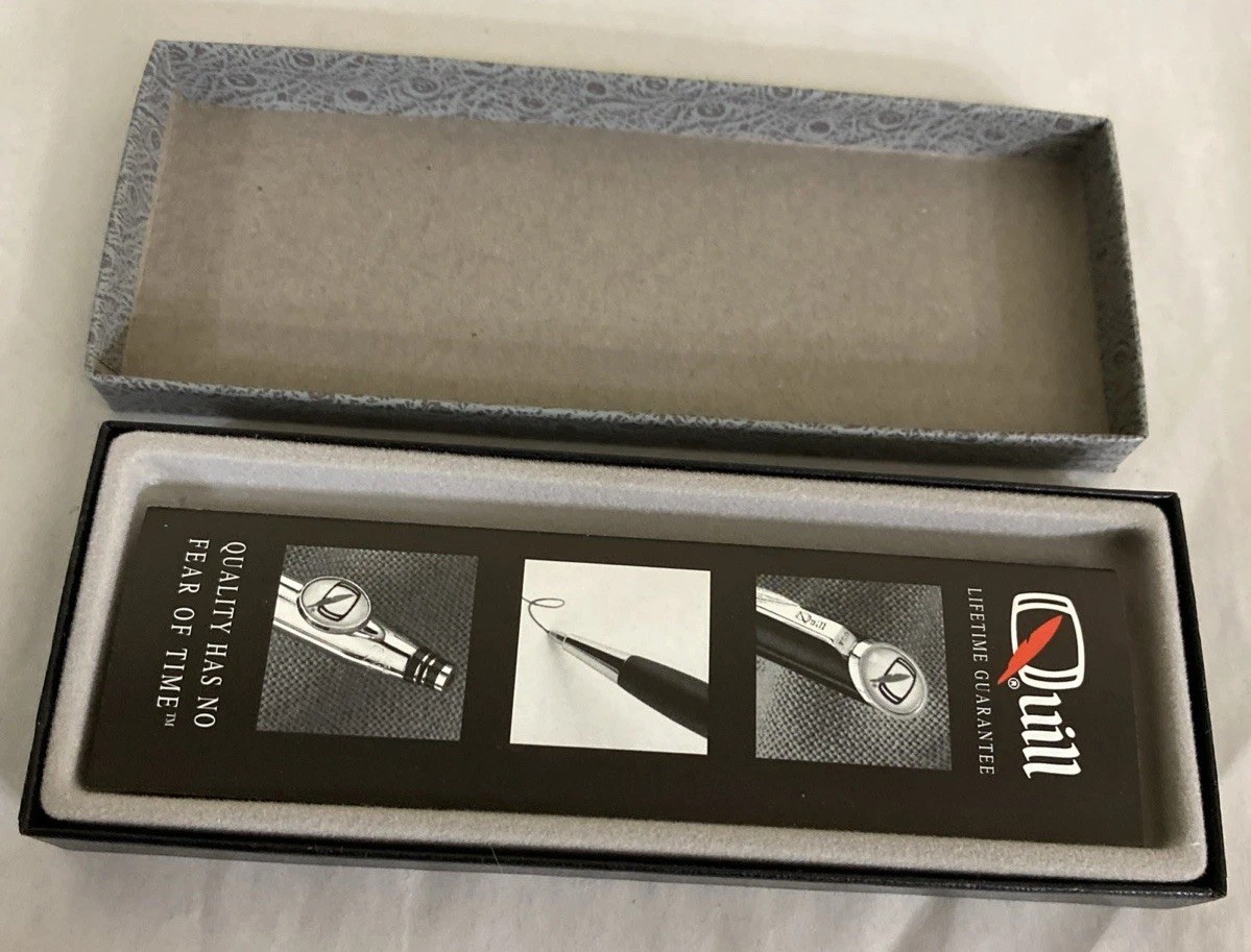 Quill Lepel 70 Years Anniversary Ballpoint Pen NOS Gift Box Parker G2 Refill NIB
