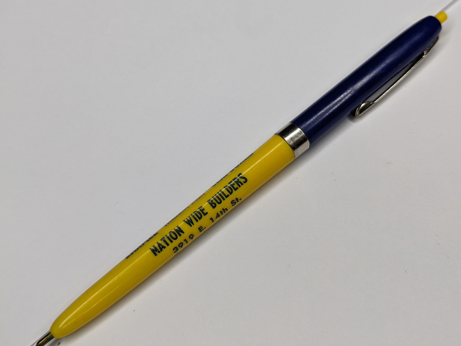 c1960s Des Moines IA Crown House Construction Nation Wide Builders Pen Enamel G3