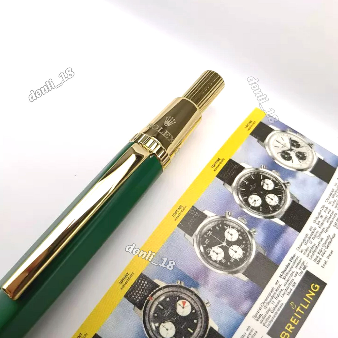 ROLEX Green Gold Ballpoint Pen AD VIP Gift Limited Collector Edition
