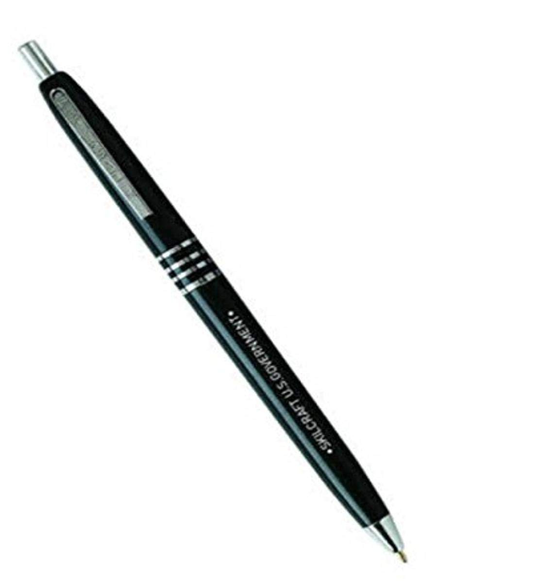U.S. Government Pen Medium Point Black Ink 12 Count Pack of 1)