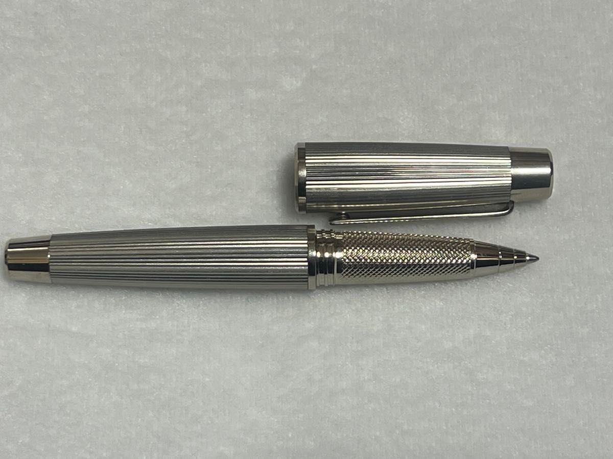 Breitling Silver Stripe Rollerball Pen Leather Case