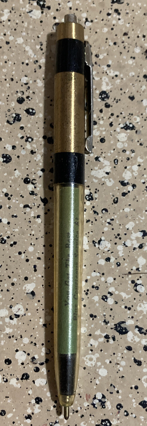 BUSHTON STATE BANK KANSAS UNIPECO YONKER NY Advertising Pen NO Ink