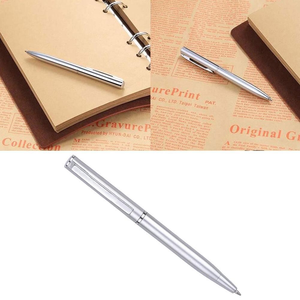 Students Ballpoint Pen Short Spin Office School Teenager ball Roller Ink Black