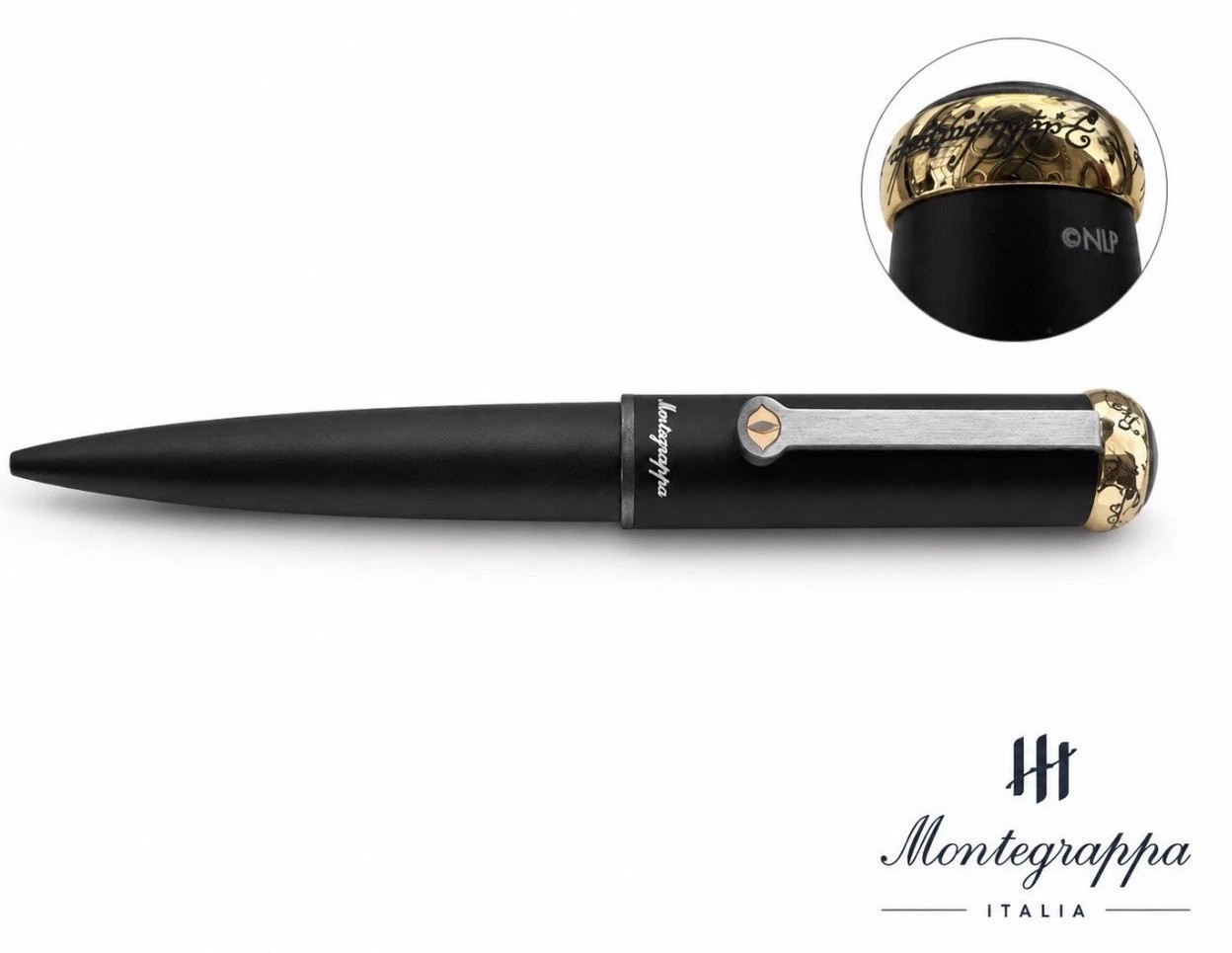Montegrappa Tolkien Ring Engraved Elvish NOS