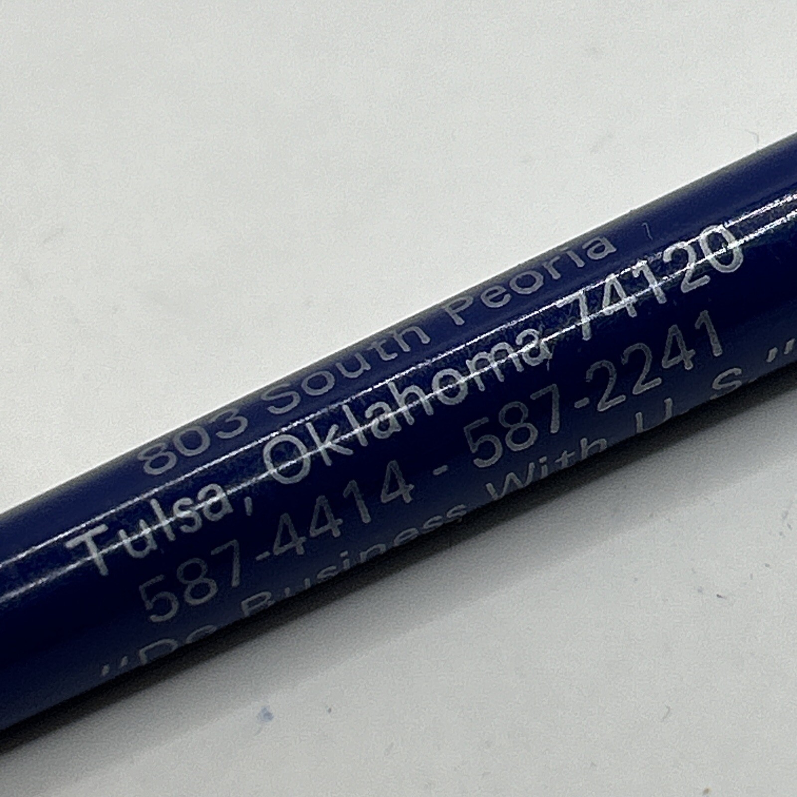 VTG Ballpoint Pen United States Chemical Corporation Tulsa OK