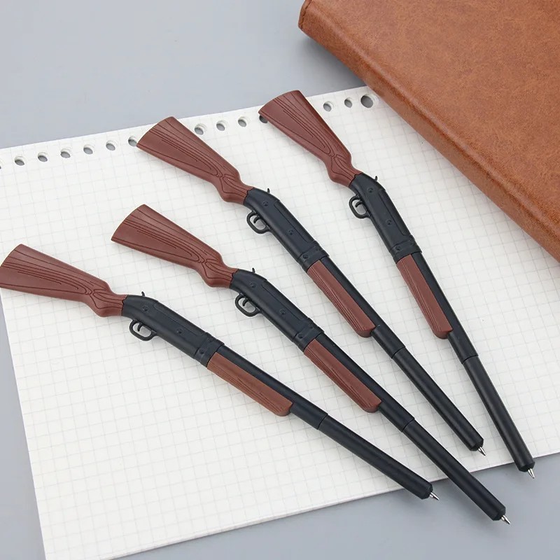 5pcs Shotgun Pen Set – Novelty Gun Ballpoint Pens Office School Writing Gift