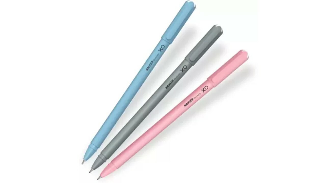 100 Hauser XO Ball Pen (BLUE-75, BLACK-20, RED-5) Super Smooth writing