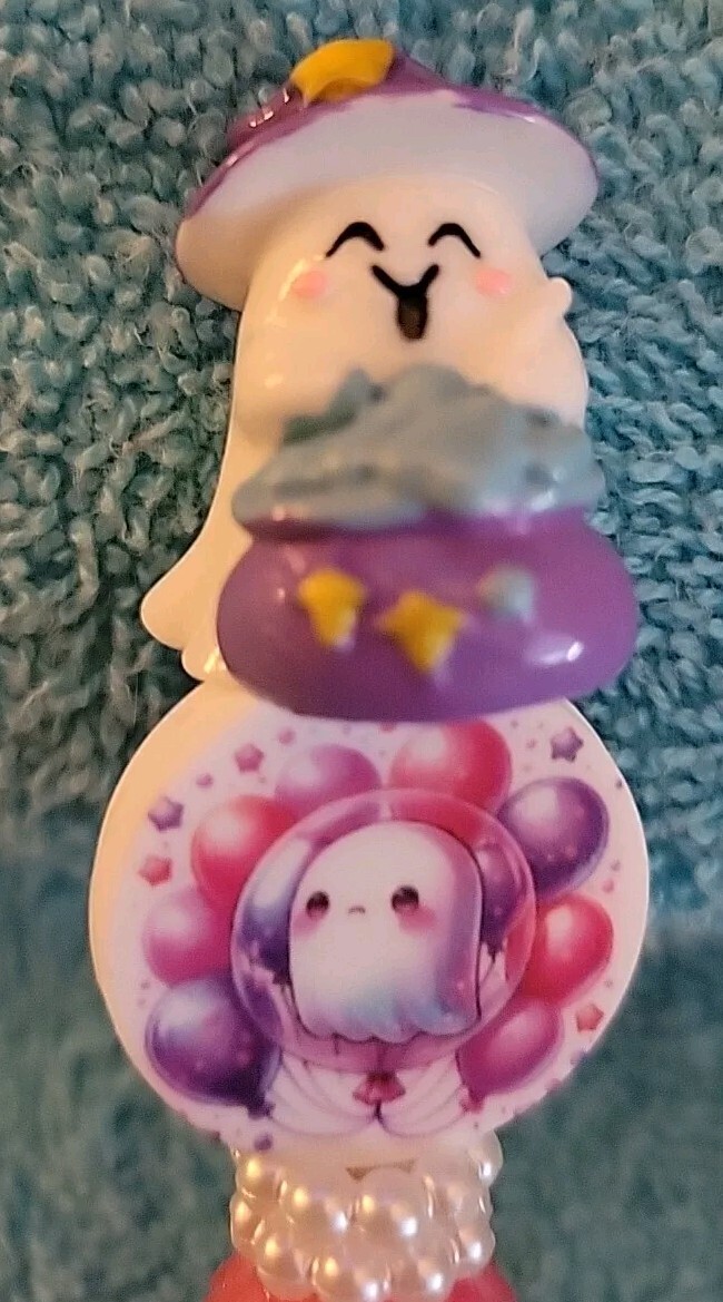 Focal Pen Ghost And Pink Bead Pen