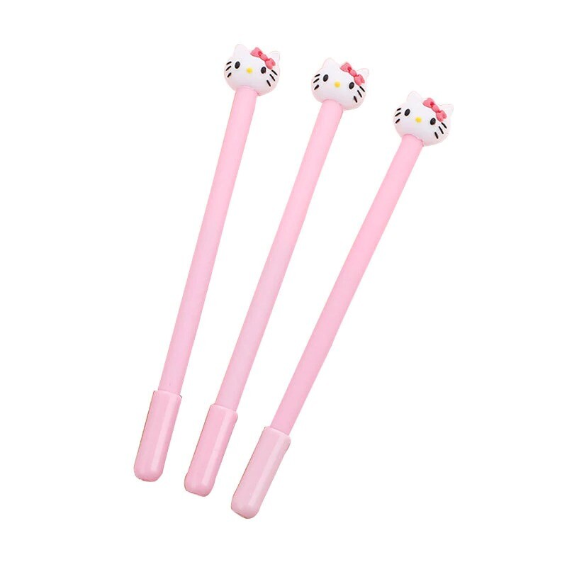 Gel Pen1Pcs Cute Creative Cat Cartoon Kawaii Office School Pen cartoon Kid Gift