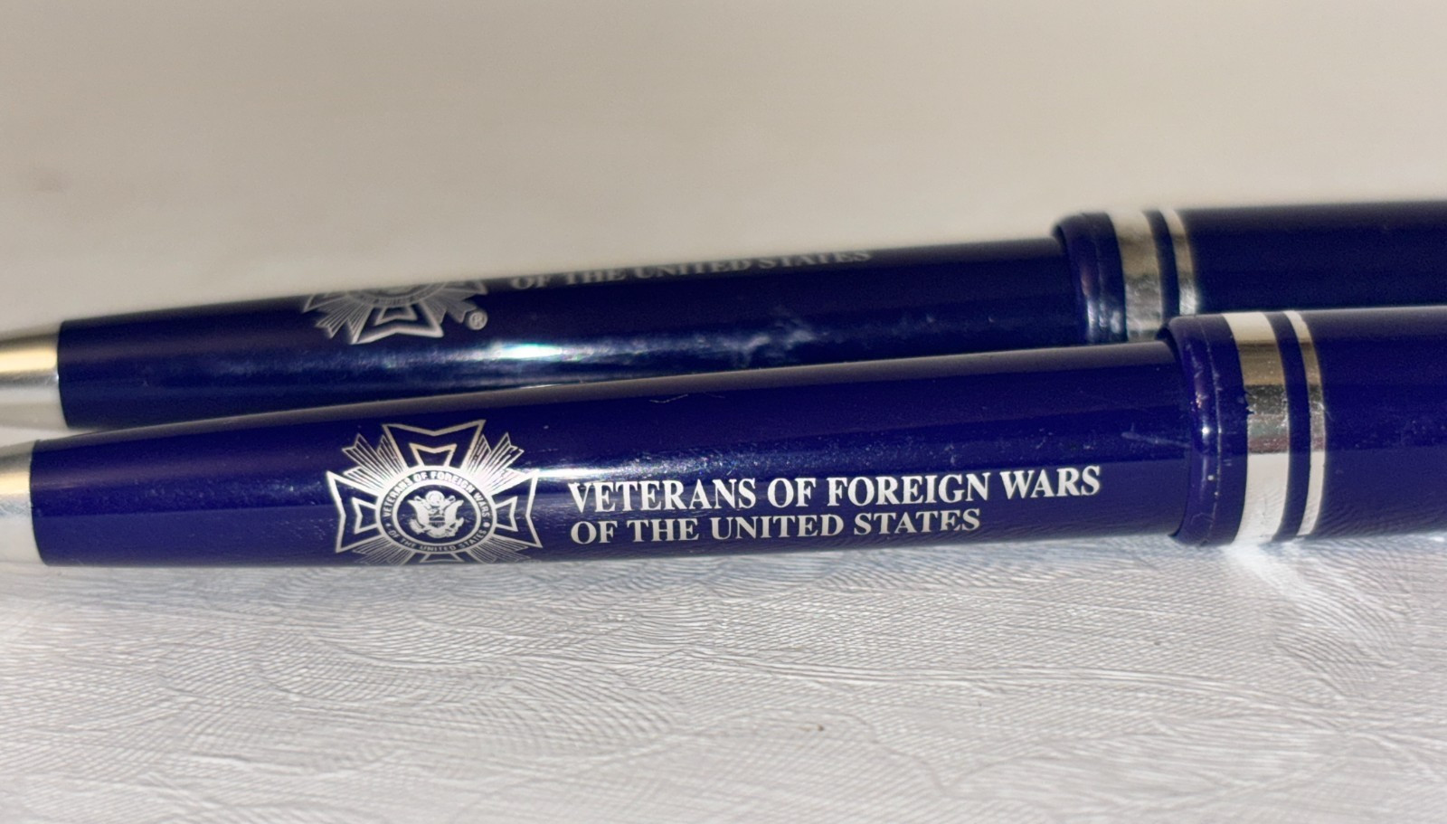 VFW Ballpoint Pens Veterans Foreign Wars United States 2 Vtg Military Veteran