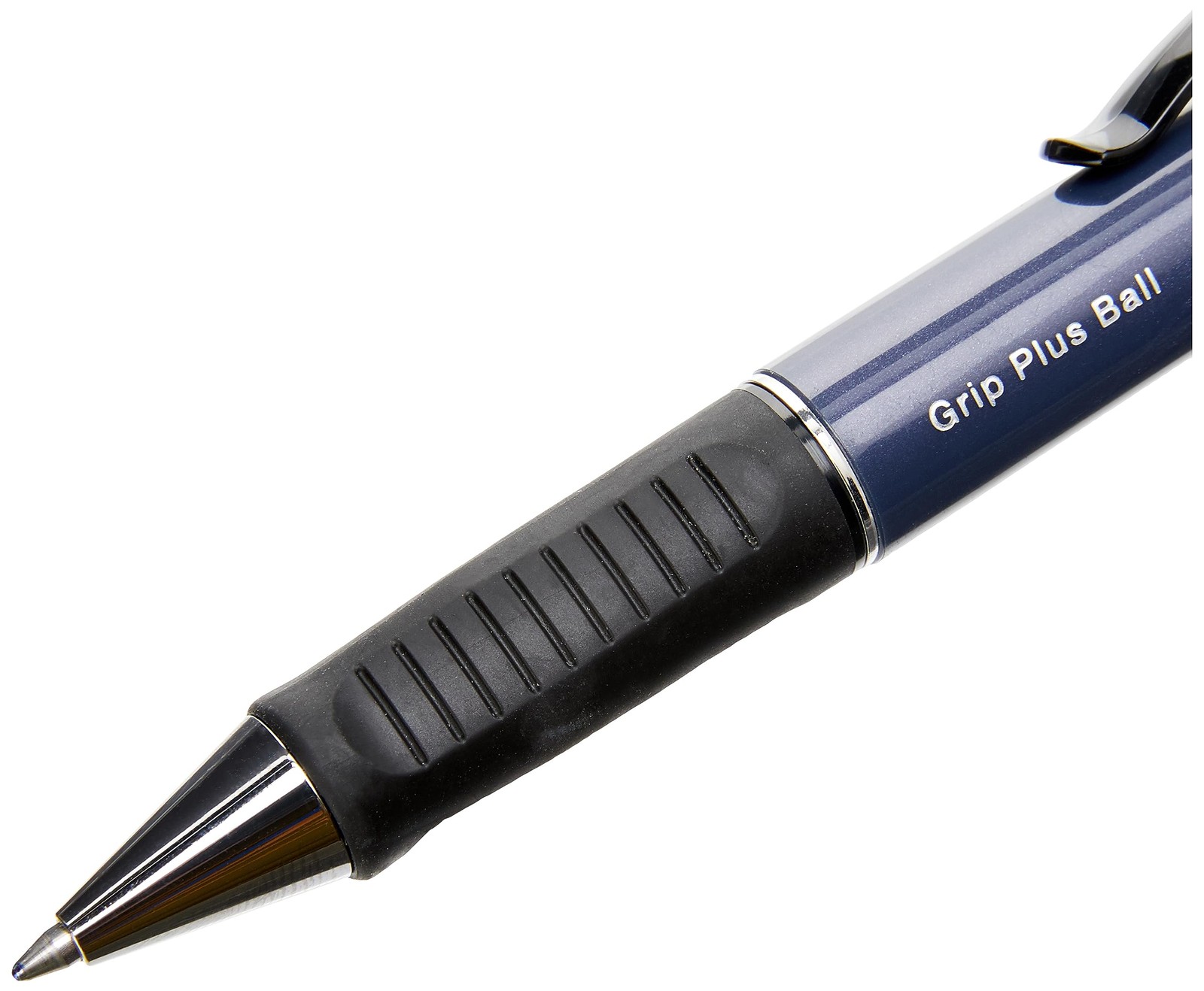 Faber Castell Grip Plus Ball Pen Metallic Blue Ergonomic Triangle Grip 1 Pack