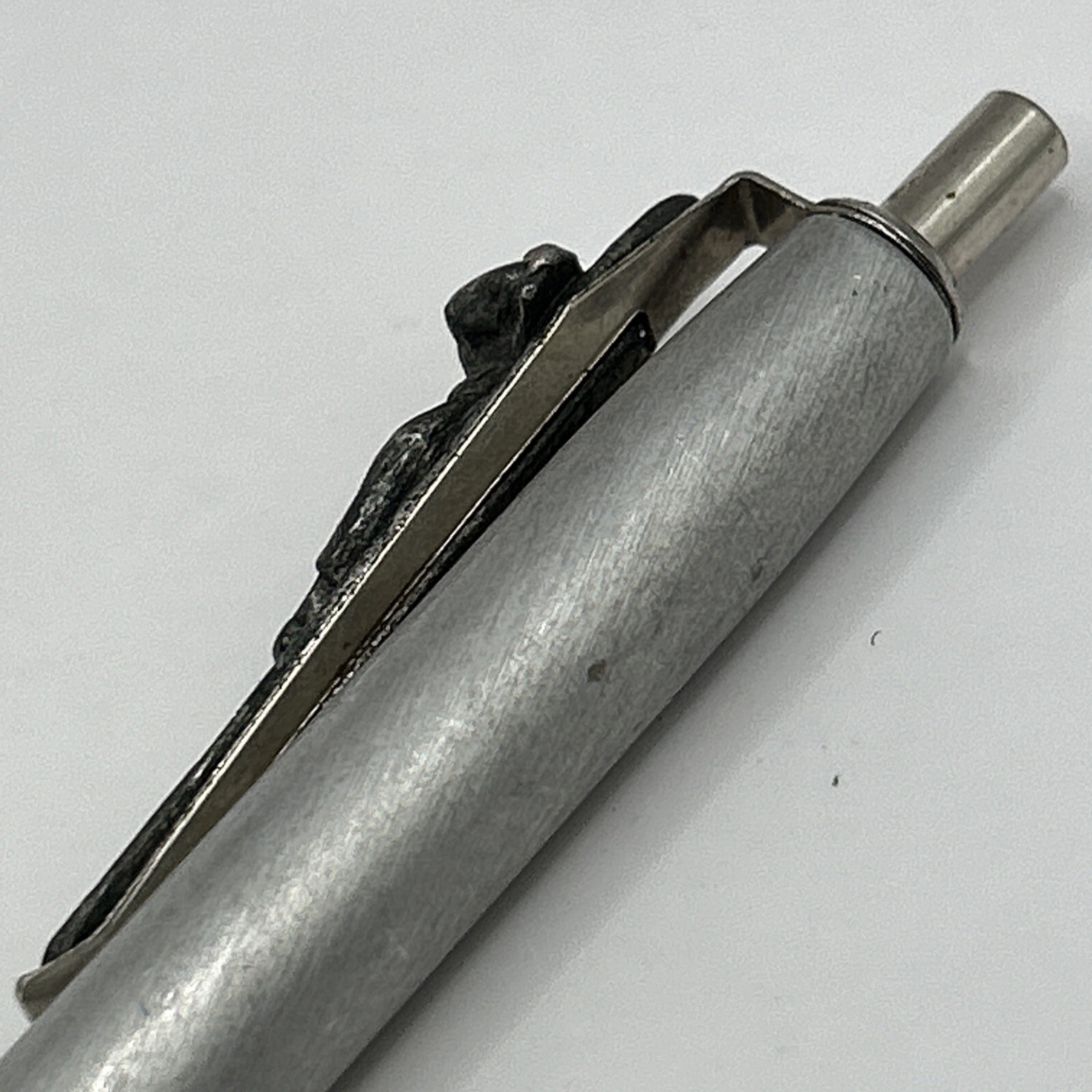 VTG c1960s/70s Ballpoint Pen Baseball Figure On Pocket Clip