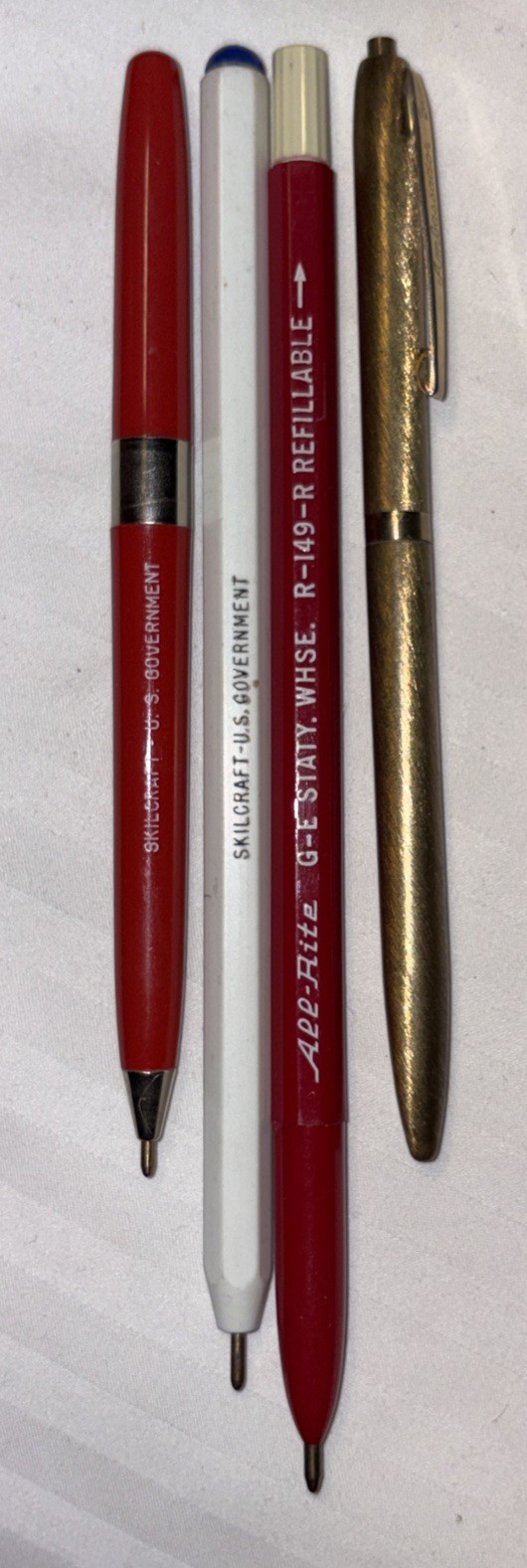 Vintage Ballpoint Pen Lot Parker, Scripto, Ballerina, USCO, All-Rite, Ambassador