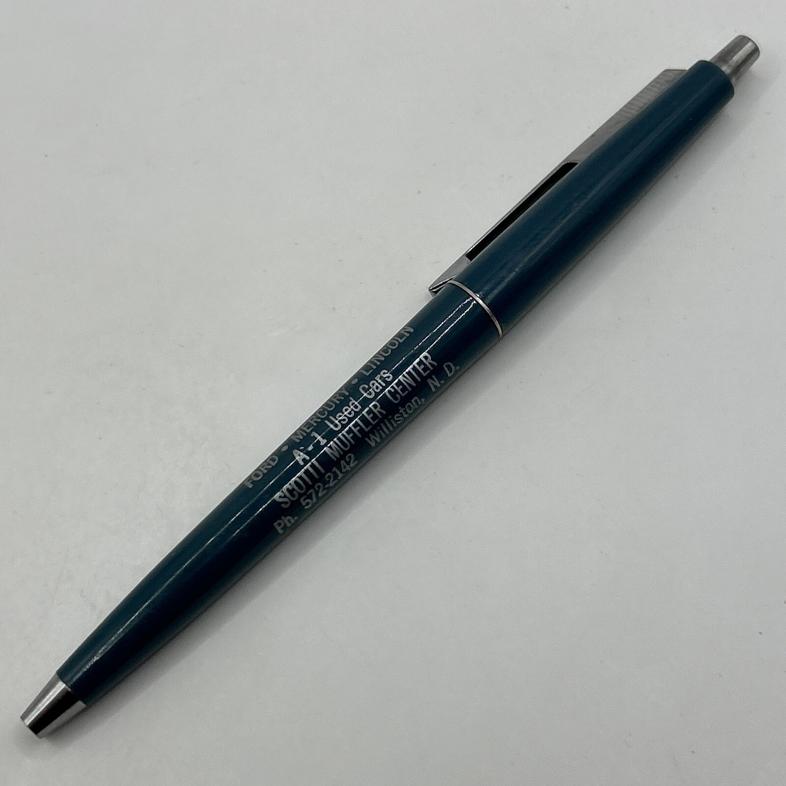 VTG Ballpoint Pen Stockman Motor Inc. Ford Lincoln Mercury Williston ND