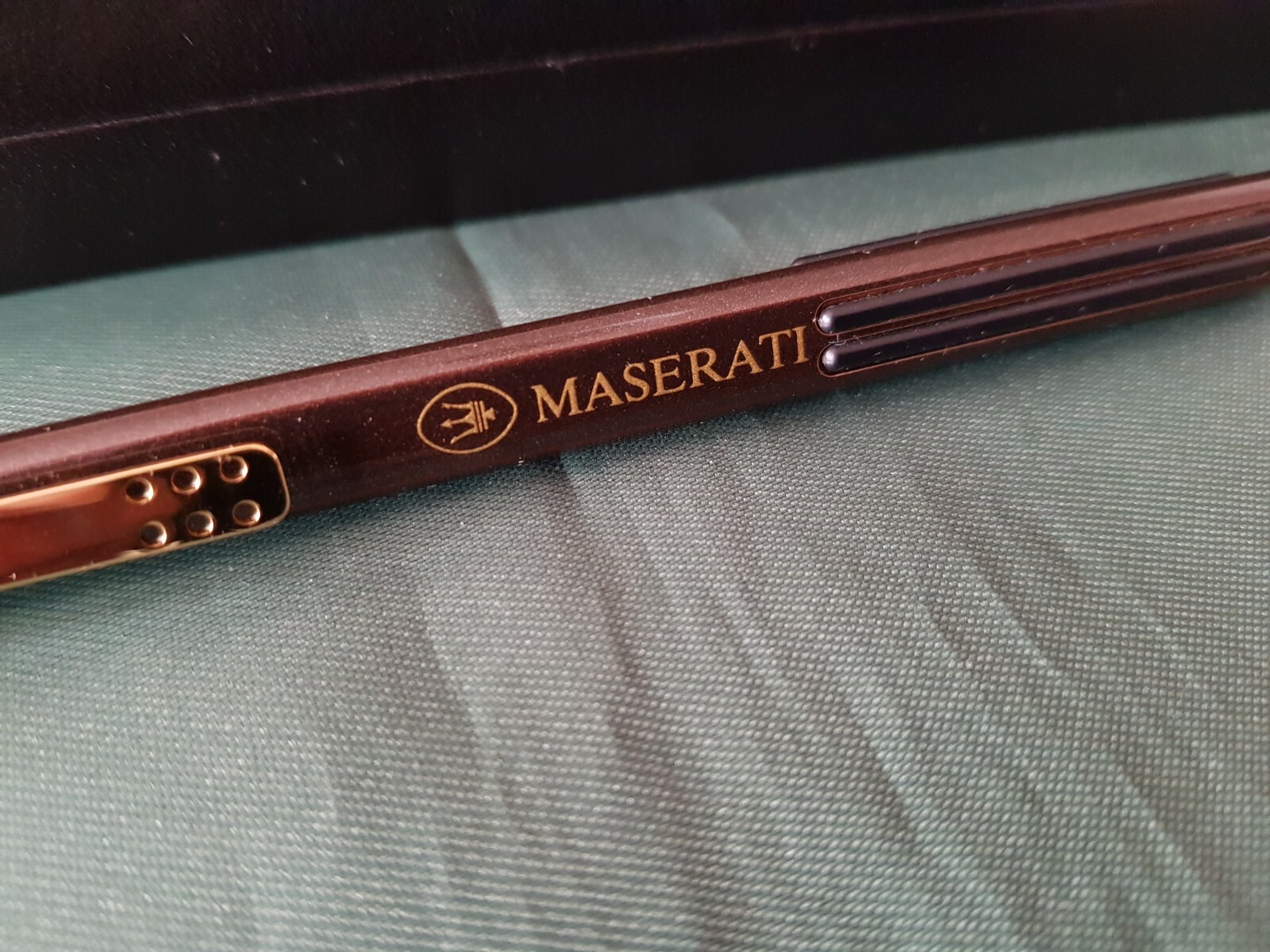 Maserati 80’s ballpoint pen accessory 3500 Mistral Mexico Sebring Merak Ghibli 2