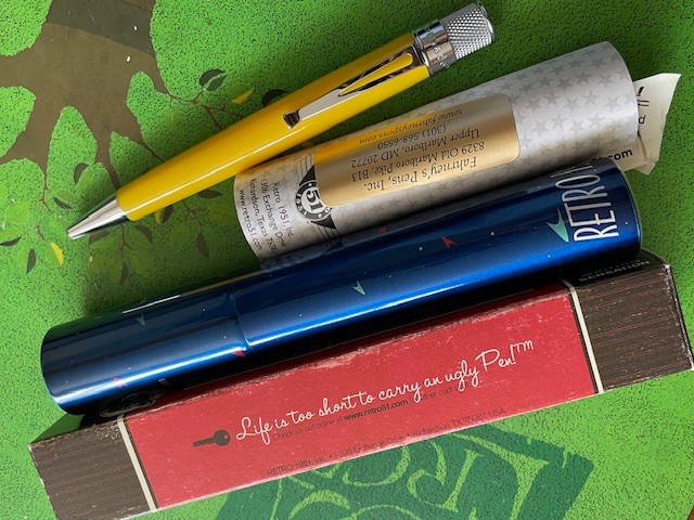 Retro 51 Tornado Acrylic Yellow Ballpoint Pen