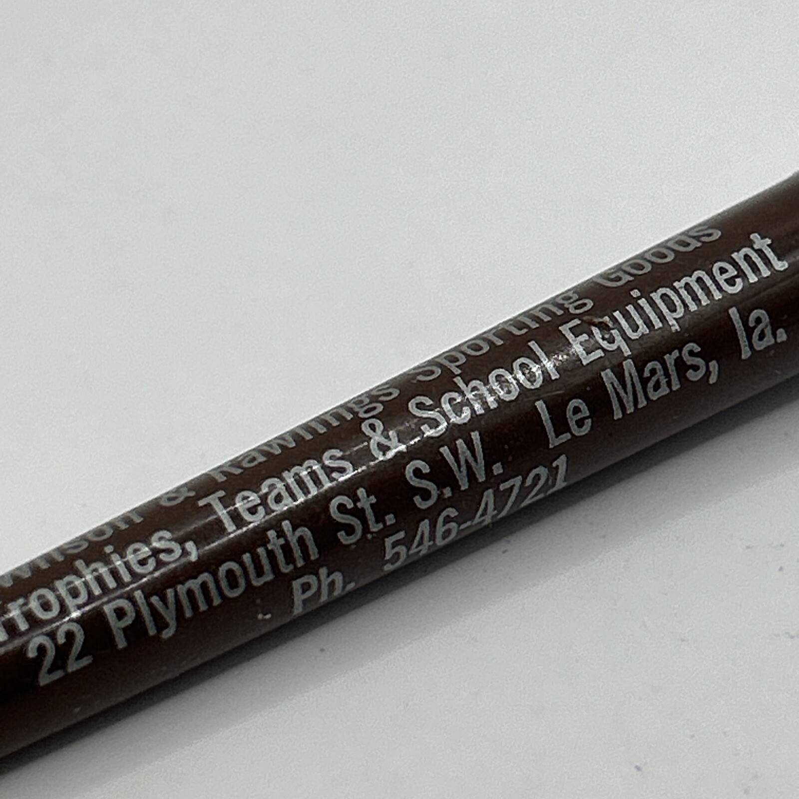 VTG Ballpoint Pen Adler Sporting Goods Le Mars Iowa Sioux City