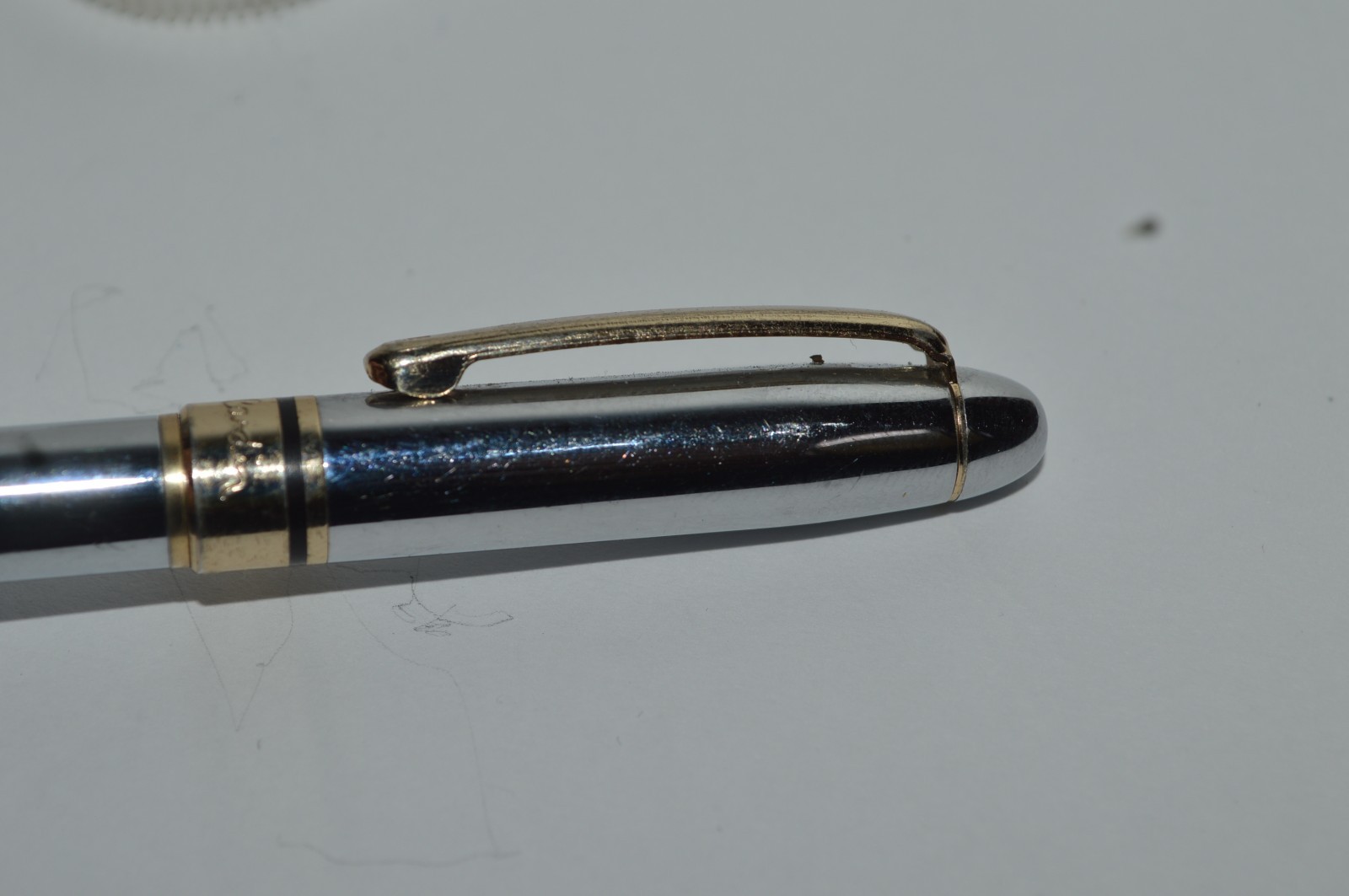 Pierre Cardin Small Ballpoint Pen 4.25 Inch Long Twist Action Metal Rubber Grip