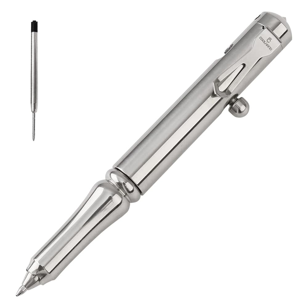 Cool Hand 5.1 Bolt Action Pen Clip And Glass Breaker Ballpoint Ink Refillable