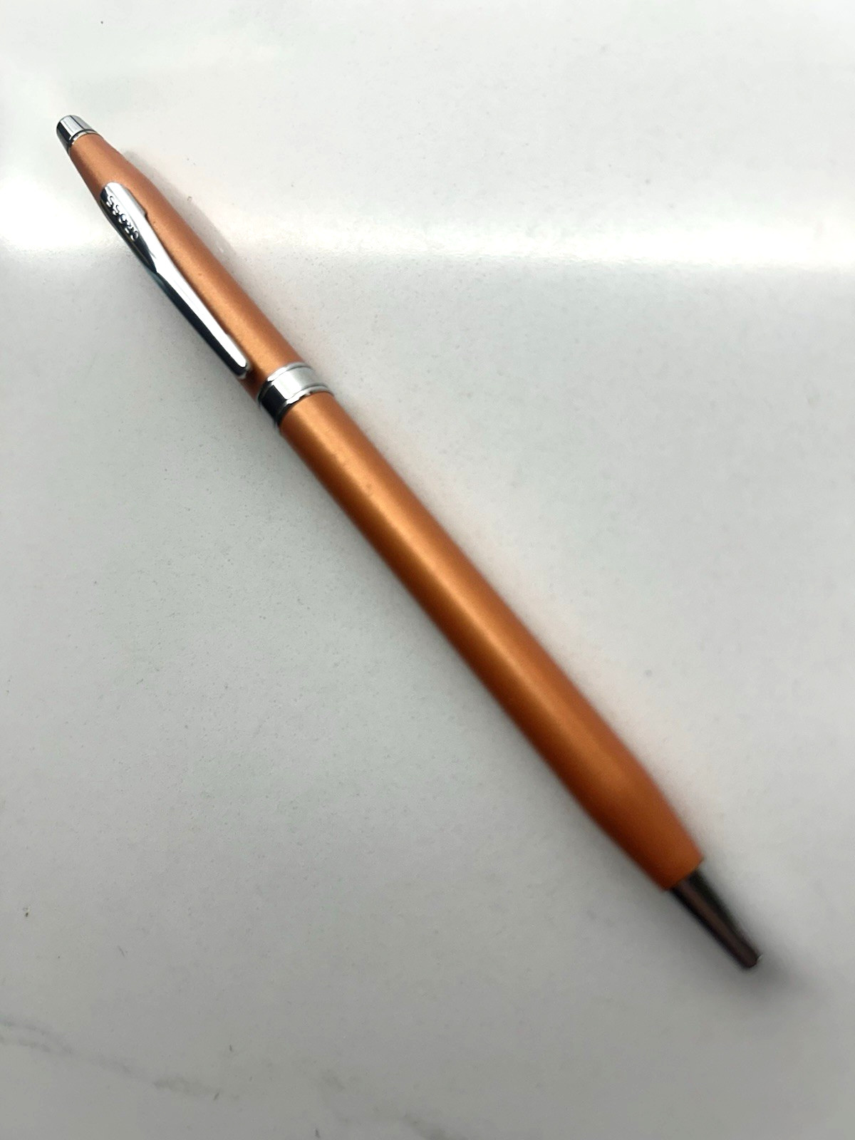 Cross Century Classic Orange Black Ink Writing Ballpoint Pen