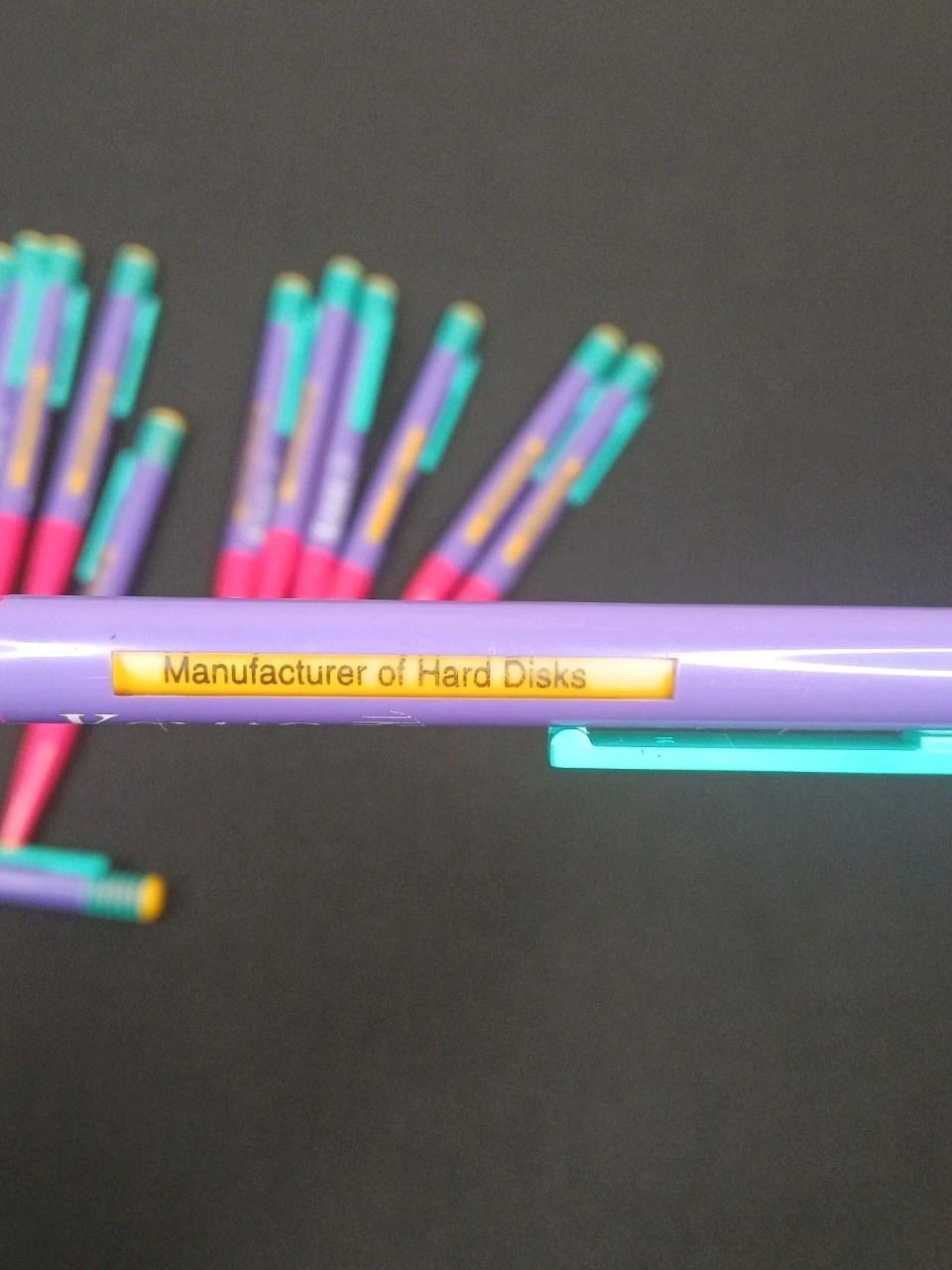 Vintage 80’s Advertising Giveaway Promotional Colorful Pen Lot Dry Ink