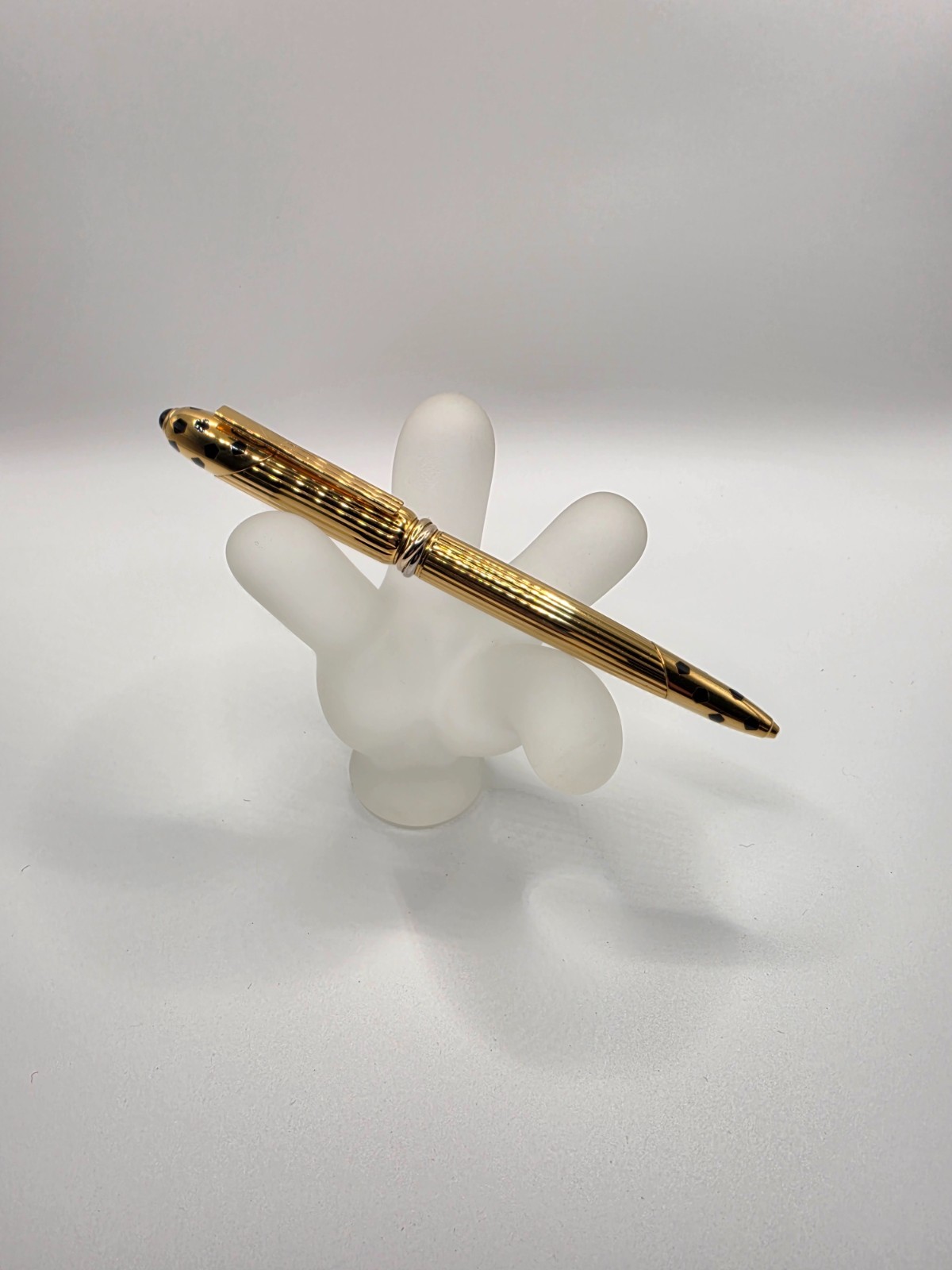 Cartier Panthere Trinity Rings Gold Ballpoint Pen – Used Good – France 1990