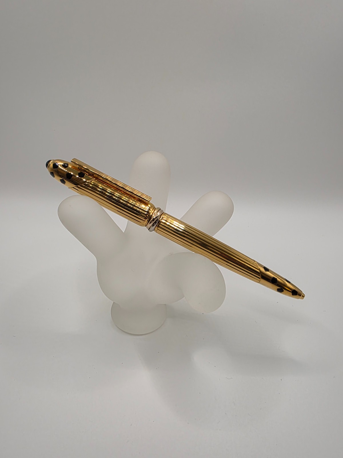 Cartier Panthere Trinity Rings Gold Ballpoint Pen – Used Good – France 1990