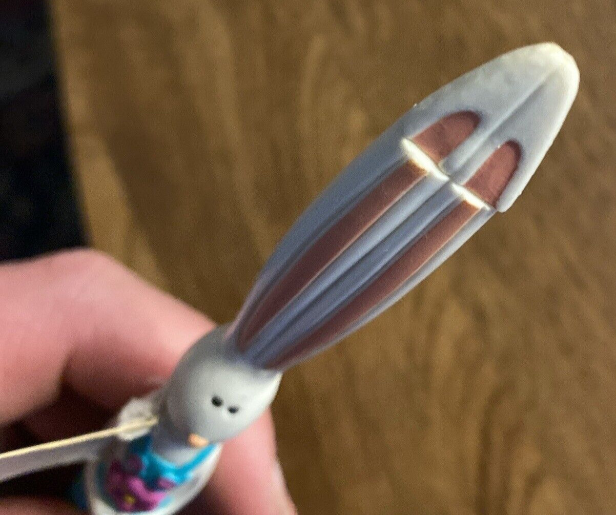 Vintage Russ Pen Easter Bunny Rabbit Writing Pen w/ Tags – Dried Up Ink 5 7/8”