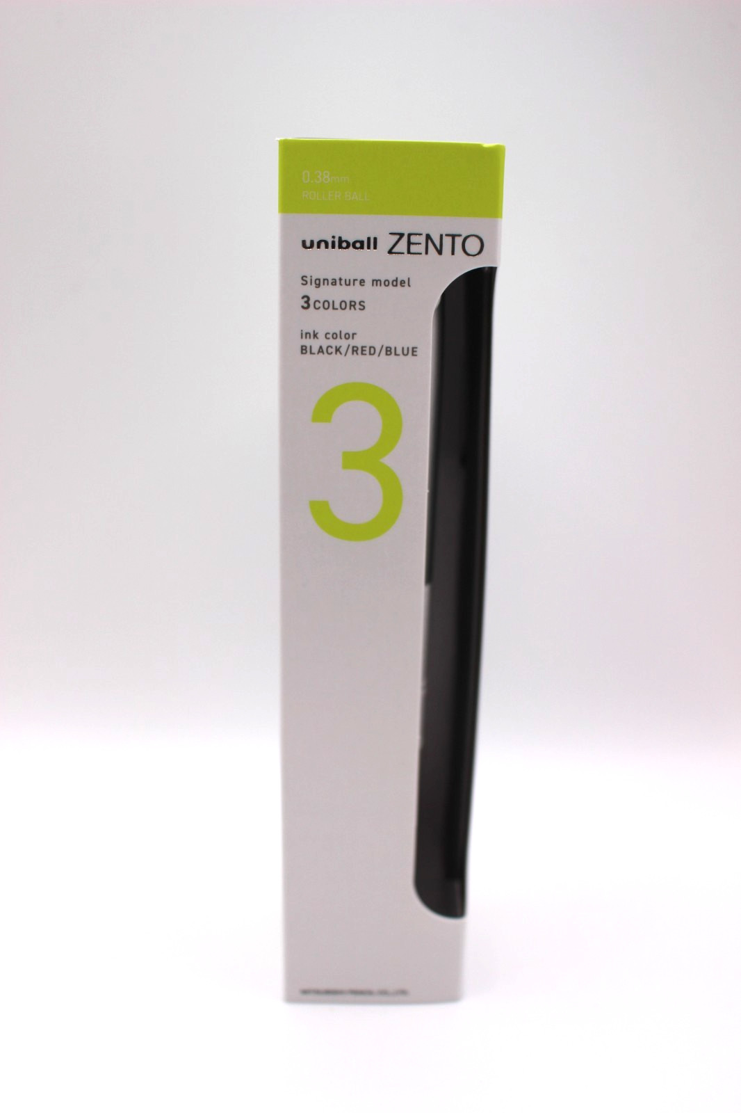 MITSUBISHI PENCIL uniball ZENTO Signature 3-Color Ballpoint 0.38mm Silver Japan