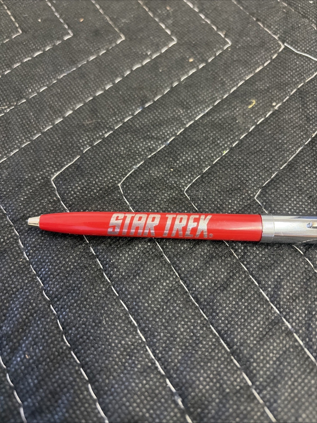 Star Trek Fisher Space Pen Ball Point Black Ink 1992 Red NASA – Writes Fine!