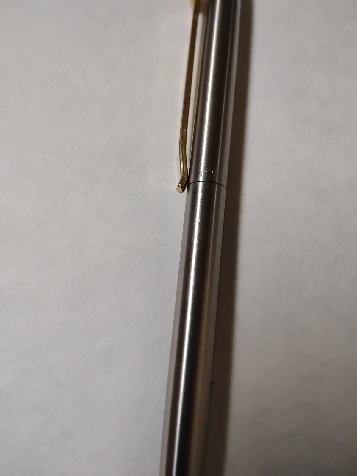Vintage Elysee Ballpoint Pen Silver-Nestle Logo Made in Germany #85